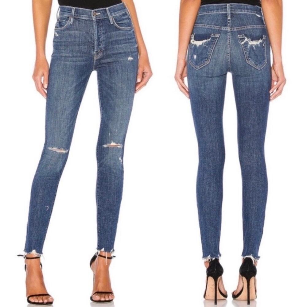 MOTHER The Stunner Chew In Off Duty Dark Blue Wash - Picture 14 of 14